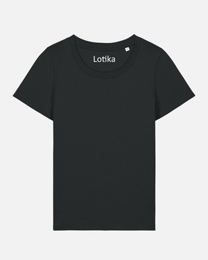 Lotika dames T-shirt Elin biologisch katoen - zwart from Lotika