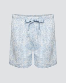 Comazo dames pyjamashort katoen – light blue via Lotika