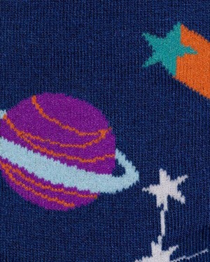 Swole Panda bamboe sokken space - navy from Lotika