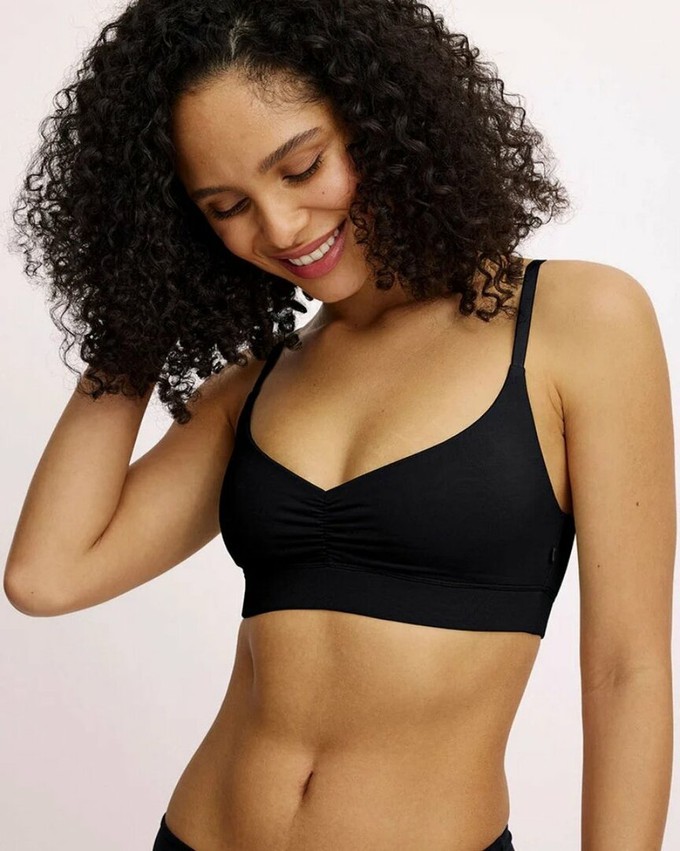 Tranquillo bralette bh Tencel zwart from Lotika