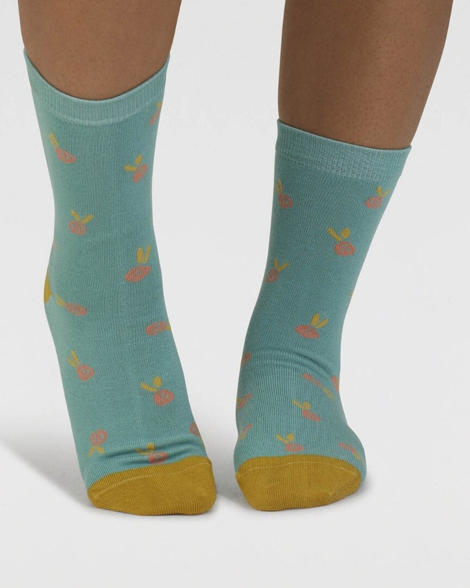 Thought damessokken giftbox bloemen en vogels from Lotika