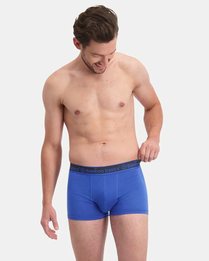 Bamboo Basics trunk boxershorts Liam - blauw navy zwart from Lotika