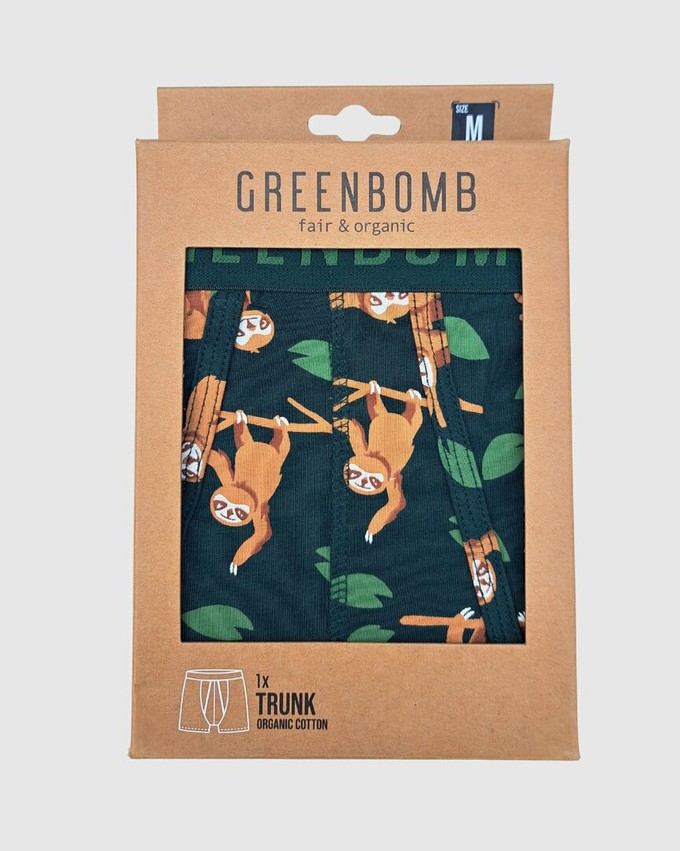 Greenbomb boxershort luiaards - groen from Lotika