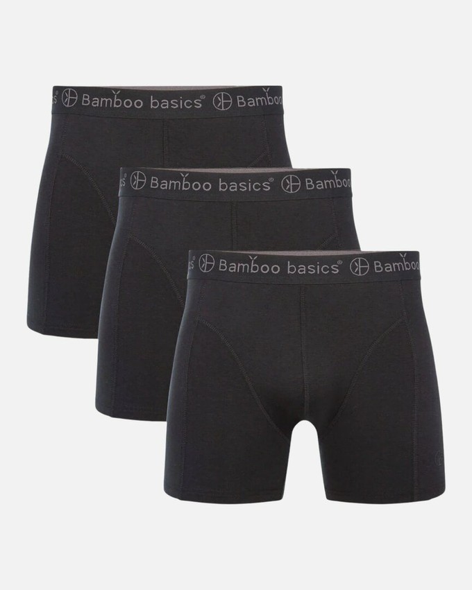 Bamboo Basics bamboe boxershorts Rico – zwart - mt XXL from Lotika