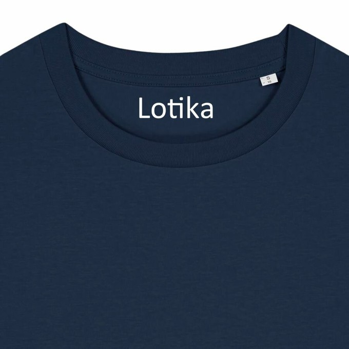 Saar T-shirt dames biologisch katoen - navy from Lotika