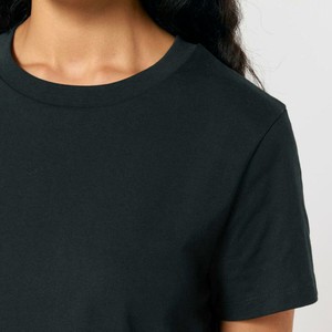 Saar T-shirt dames biologisch katoen - zwart from Lotika