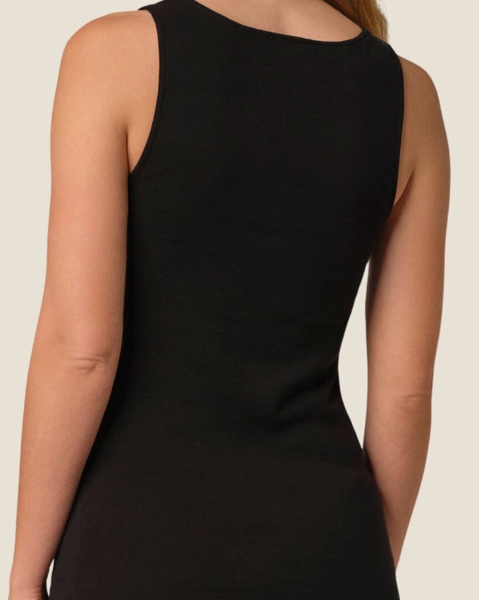 Comazo hemd brede bandjes 100% katoen – zwart from Lotika