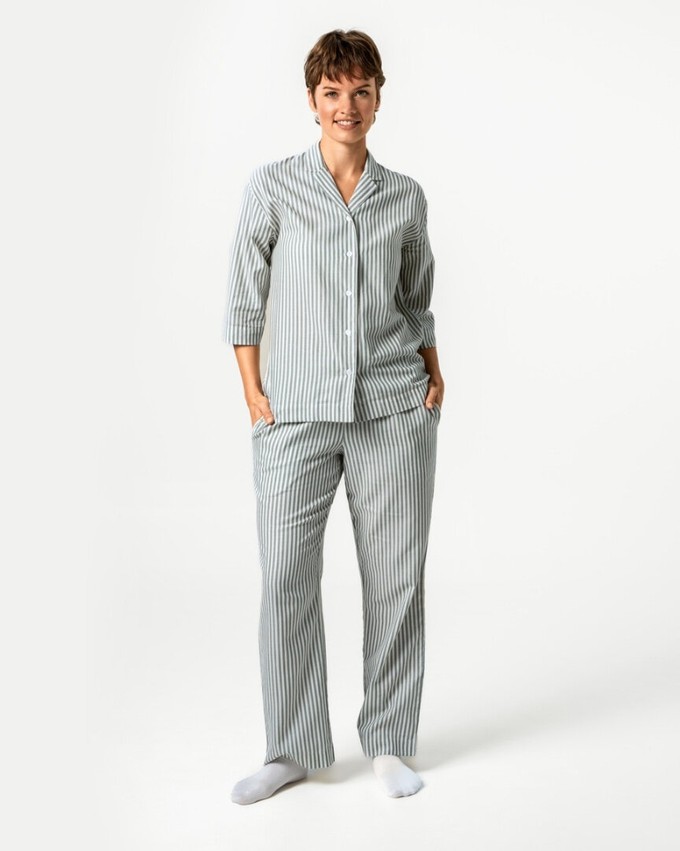 Living Crafts pyjamaset dames Tracee – sage cream from Lotika