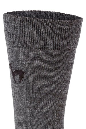 Apu Kuntur wollen alpaca sokken effen grijs from Lotika