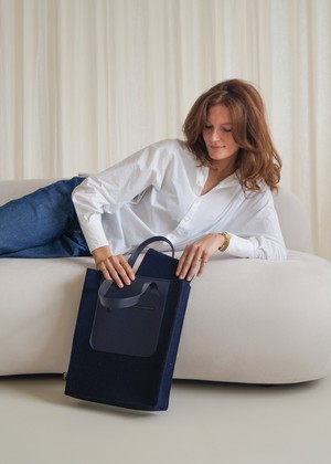 Paperbag KIEN - Blauw from MADE out of