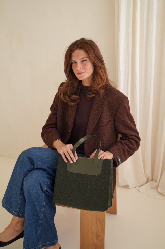Handtas ANNE - Groen from MADE out of