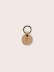 Ronde sleutelhanger LOB - Beige via MADE out of