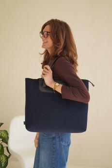 Shopper MARLY - Blauw via MADE out of