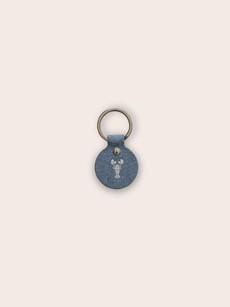 Ronde sleutelhanger LOB - Recycled Textiel via MADE out of