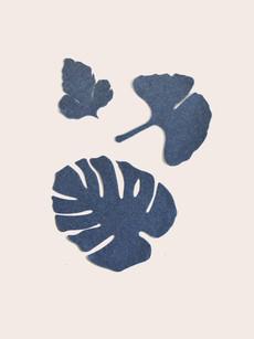 Onderzetter Set NATURE - Blauw van MADE out of