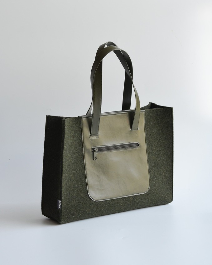 Office bag JIP - Groen from MADE out of