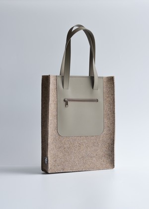 Paperbag KIEN - Taupe from MADE out of