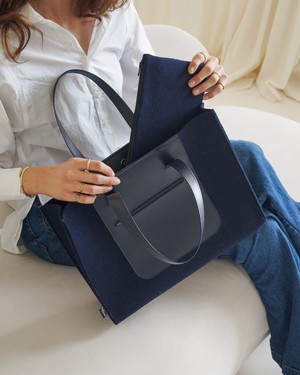 Office bag JIP - Blauw from MADE out of