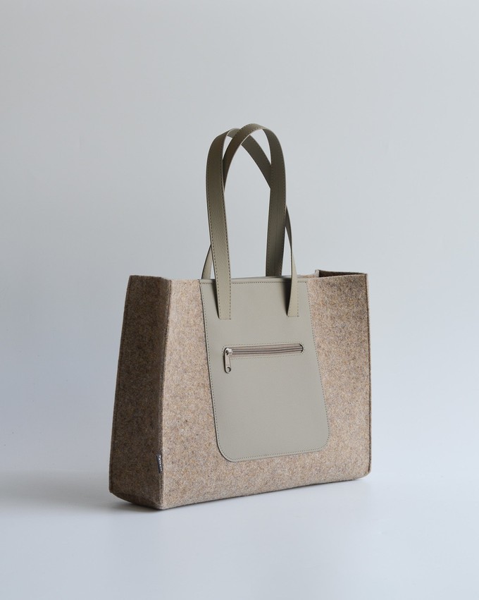 Office bag JIP - Taupe from MADE out of