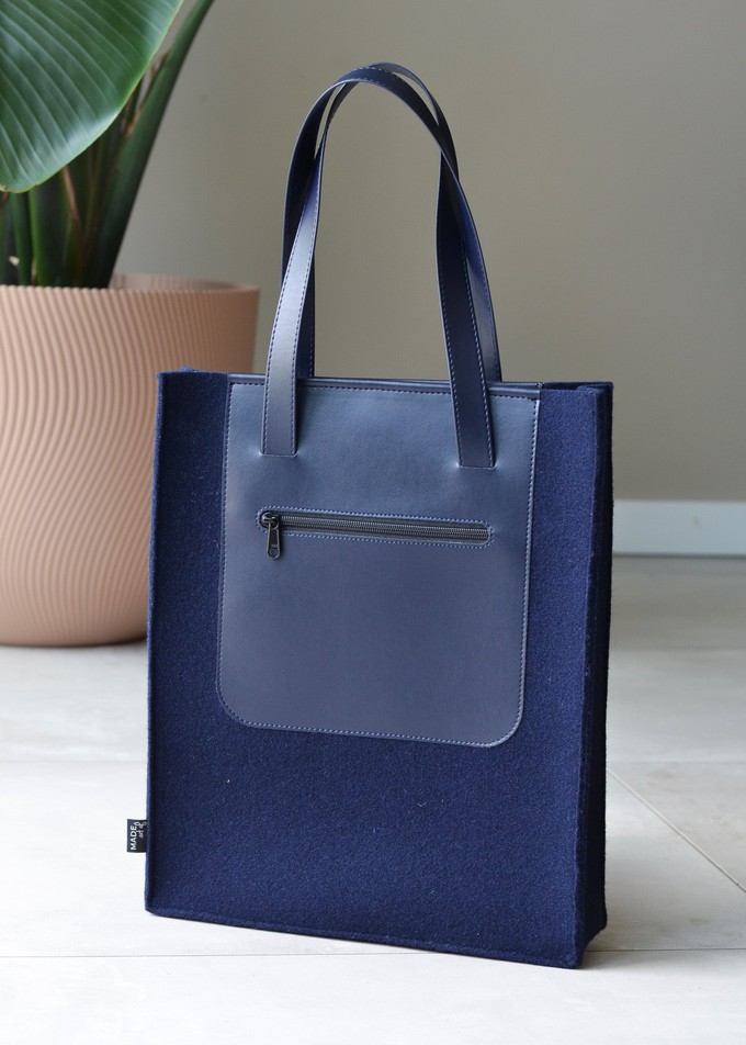 Paperbag KIEN - Blauw from MADE out of