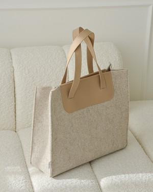 Handtas ANNE - Beige from MADE out of