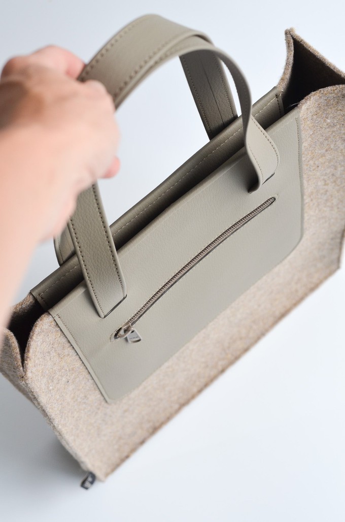 Paperbag KIEN - Taupe from MADE out of