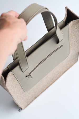 Paperbag KIEN - Taupe from MADE out of