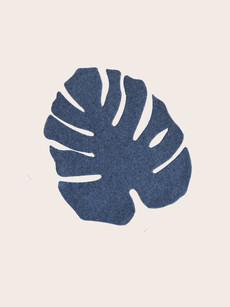 Onderzetter MONSTERA - Blauw van MADE out of