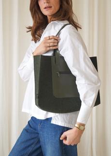 Office bag JIP - Groen via MADE out of