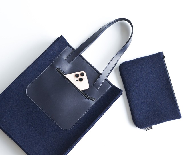 Paperbag KIEN - Blauw from MADE out of