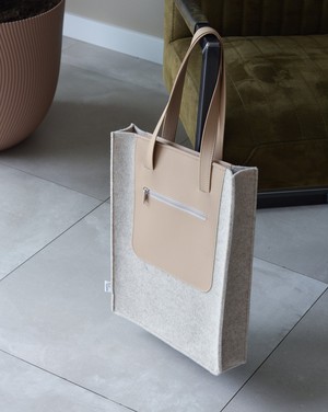 Paperbag KIEN - Beige from MADE out of