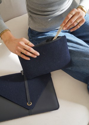 Laptophoes MARO - Blauw Combi from MADE out of
