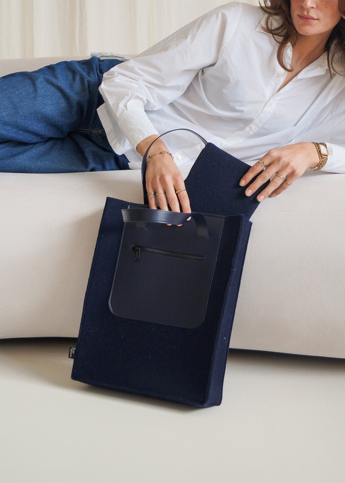 Paperbag KIEN - Blauw from MADE out of