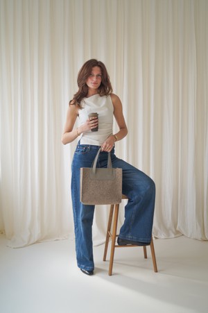 Handtas ANNE - Taupe from MADE out of