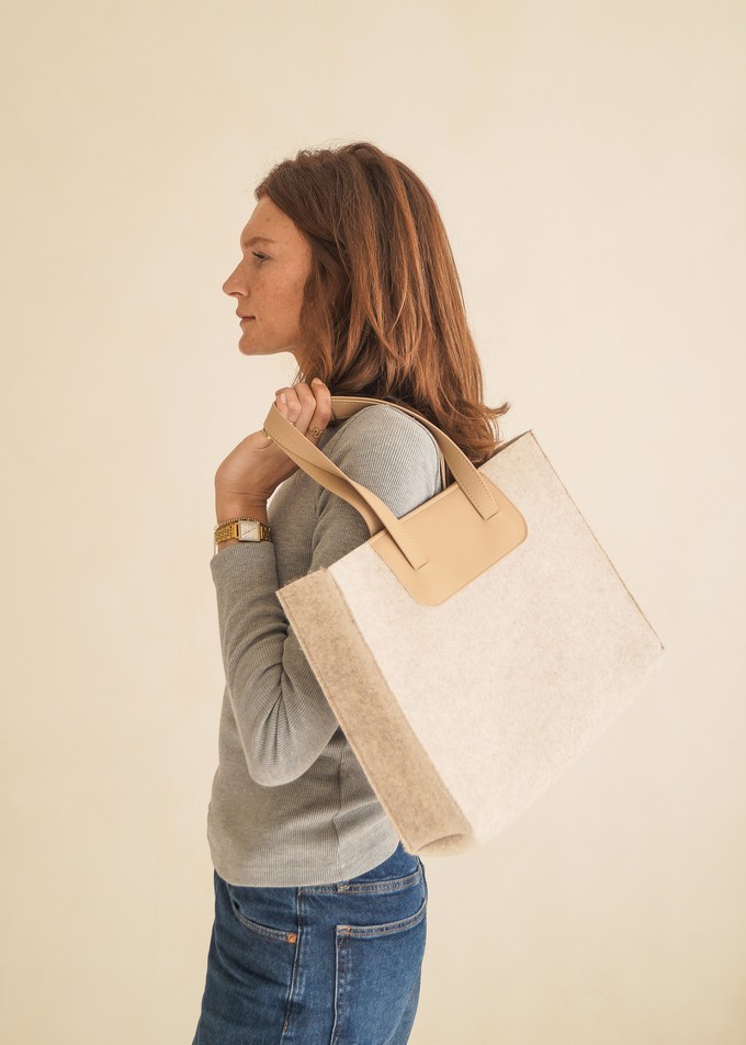 Office bag JIP - Beige from MADE out of
