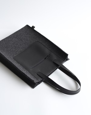 Paperbag KIEN - Zwart from MADE out of