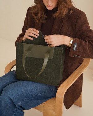 Handtas ANNE - Groen from MADE out of