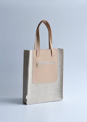 Paperbag KIEN - Beige from MADE out of