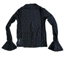 Claire Top Ruche Black via Marjolein Elisabeth