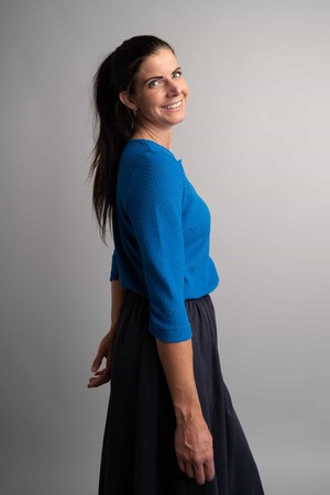 Marije Cobalt Knit top from Marjolein Elisabeth