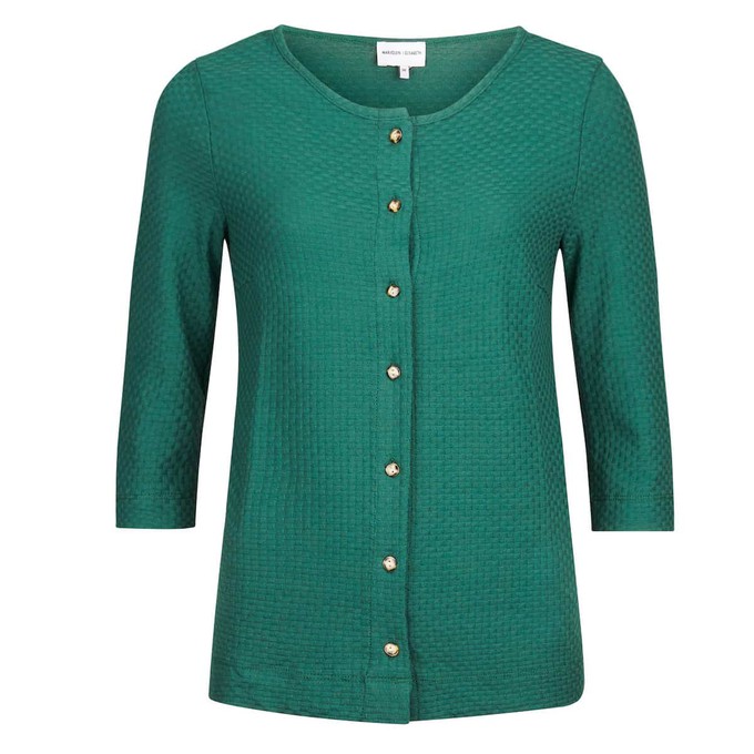 Marije Green Knit top from Marjolein Elisabeth