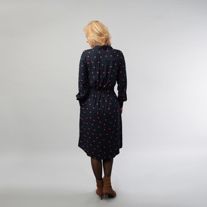 Merel Navy Dots jurk from Marjolein Elisabeth