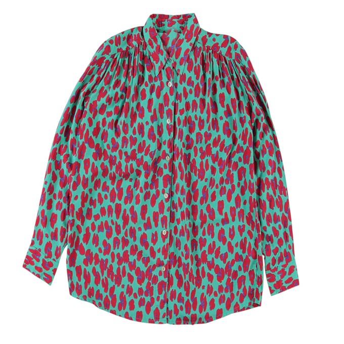 Blouse Yara Panter Green from Marjolein Elisabeth