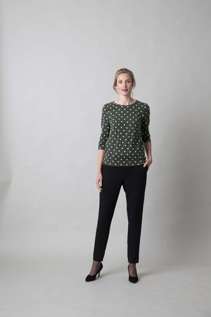 Mara Green Dots top from Marjolein Elisabeth