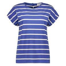 Yvet Kobalt Stripes top via Marjolein Elisabeth