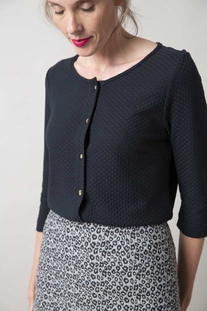 Marije Black Knit top from Marjolein Elisabeth