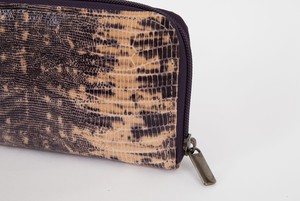 Wallet Snakeprint purple from Marlene Fernandez