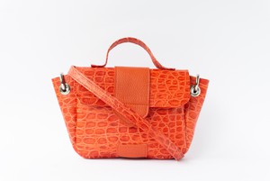 Naïma bag small Coral red turtle from Marlene Fernandez