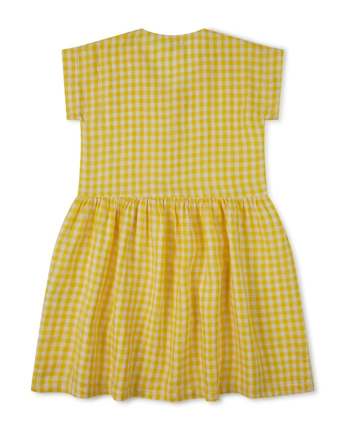 Simple Dress yellow gingham from Matona