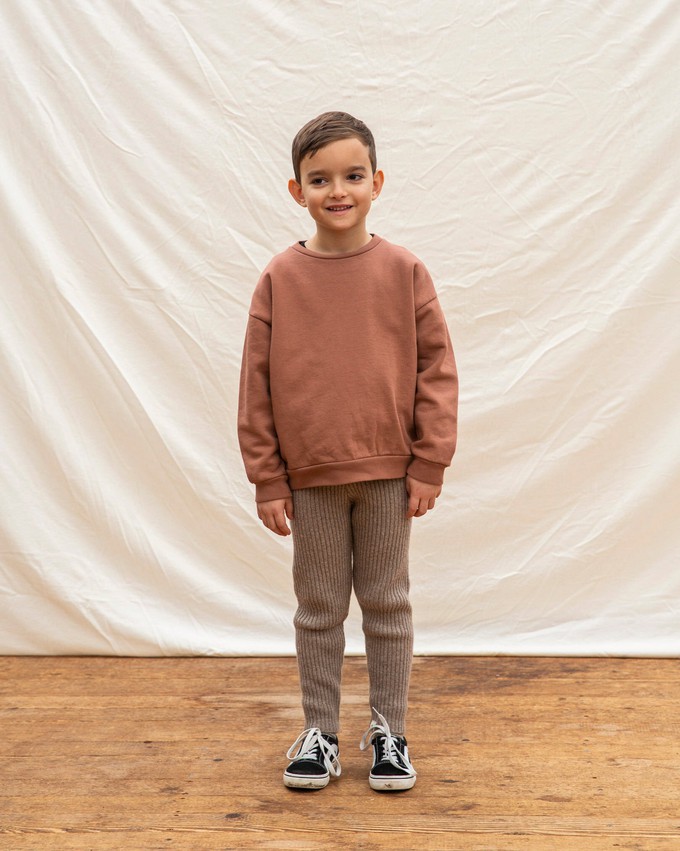 Rib Knit Leggings taupe from Matona